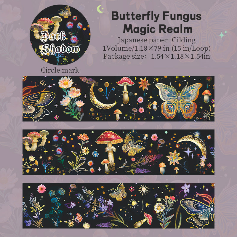 "Dark Shadow Magic Realm" Washi Tape