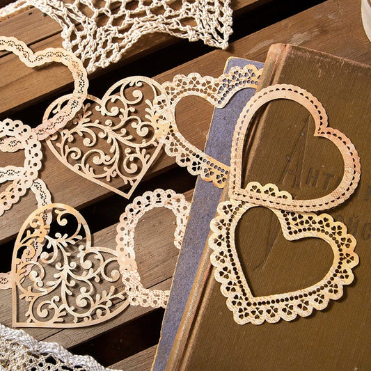 Elegant Vintage Die-cut Paper Frames 10pcs each