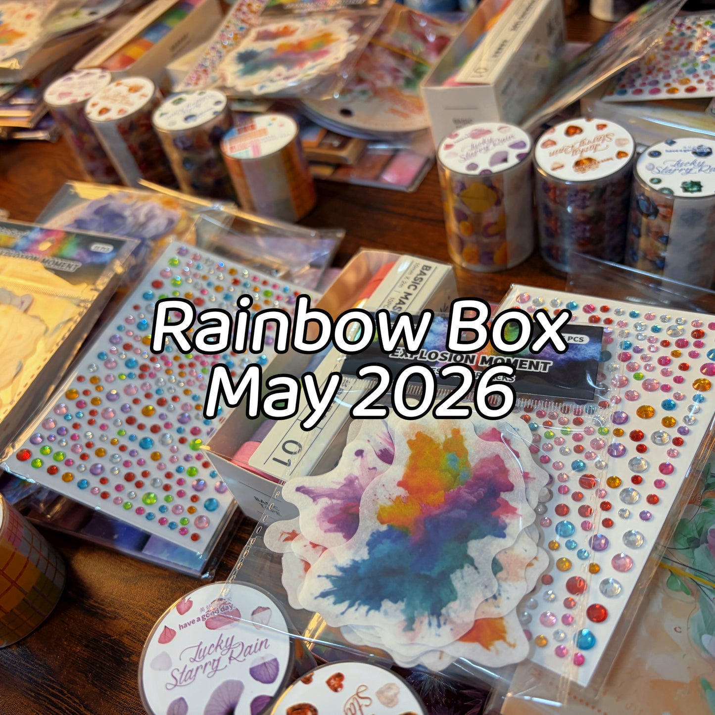 Rainbow Box- Monthly Supplies on May 2026