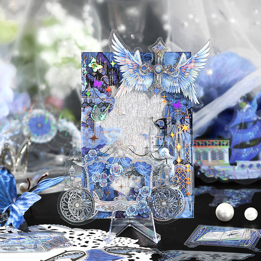 "Thorny Poems" 20pcs Golden Lined Stickers for Scrapbooking Art