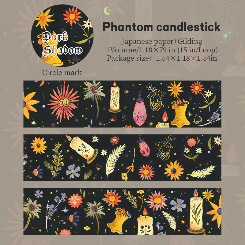"Dark Shadow Magic Realm" Washi Tape
