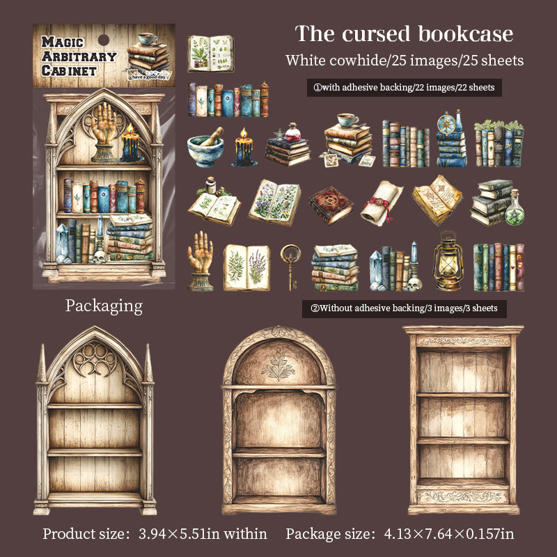 "Magic Arbitrary Cabinet" Card Stickers 25 Sheets