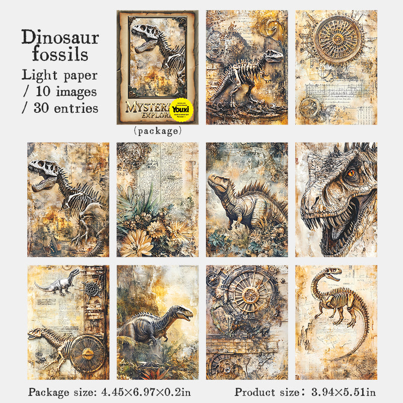 Mysterious Explorer 30 Sheets of Deco Papers Scrapbooking Papers