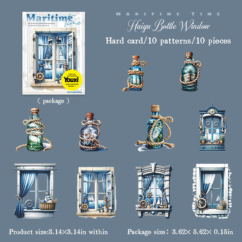 Maritime Card Stickers 10 Sheets in