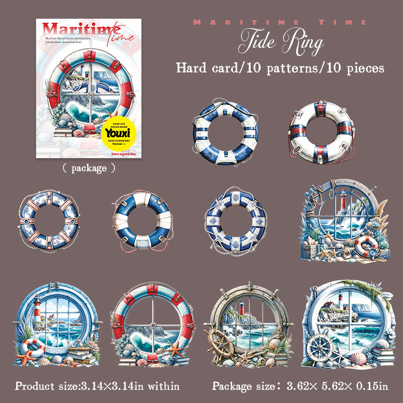 Maritime Card Stickers 10 Sheets in