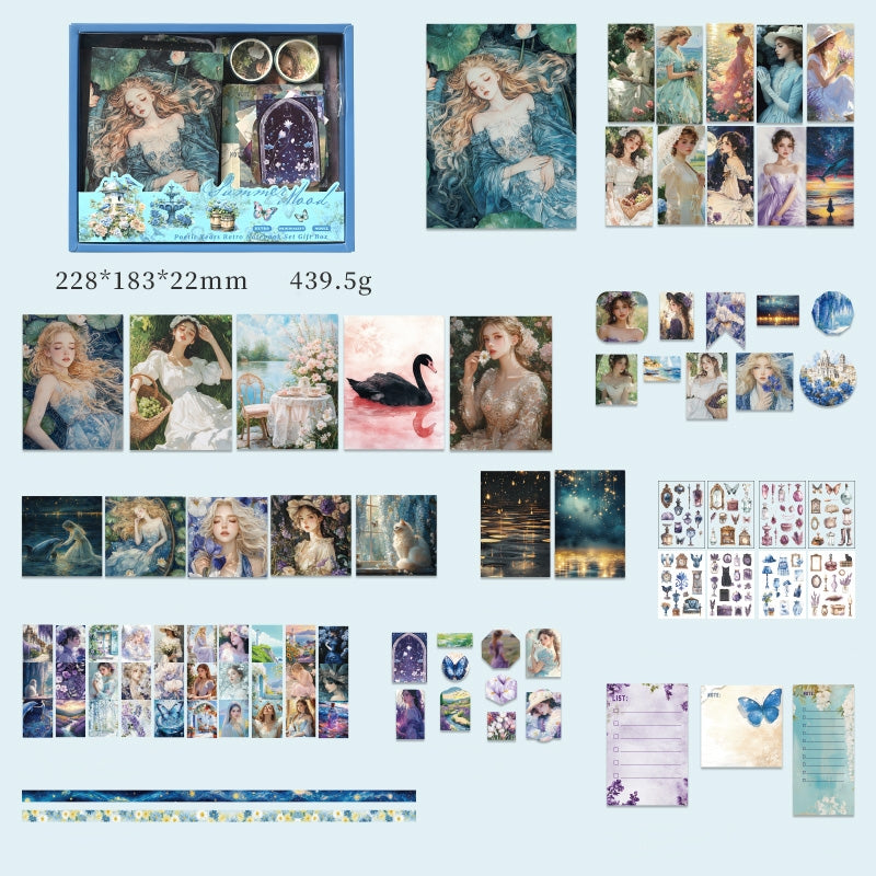 "Poetic Years" Scrapbooking Kits for Starters 124pcs Different Supplies