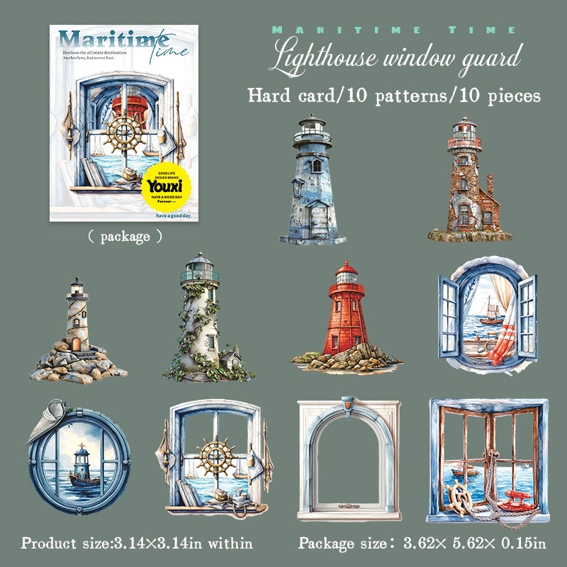 Maritime Card Stickers 10 Sheets in