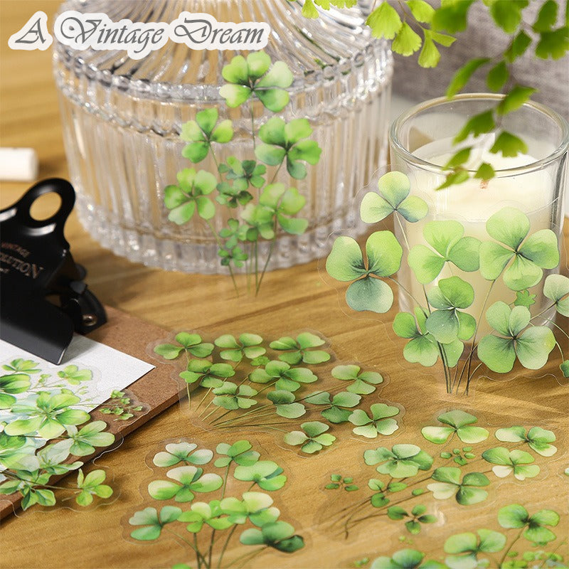 "Leafage" 20pcs Leaf Stickers Large Sized Stickers for Scrapbooking and Decorating