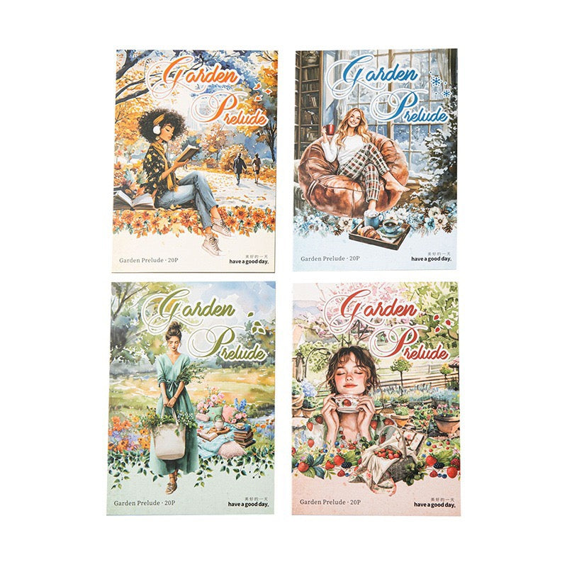 Garden Prelude Seasonal Sticker Books 20pcs in