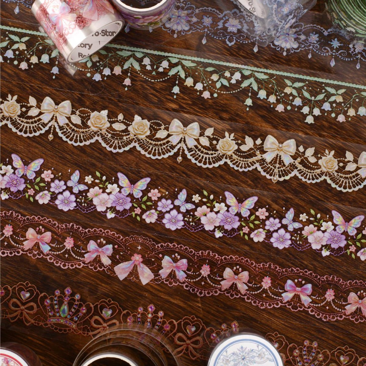 Dreamy Lace Garland PET Tape Pre-cut