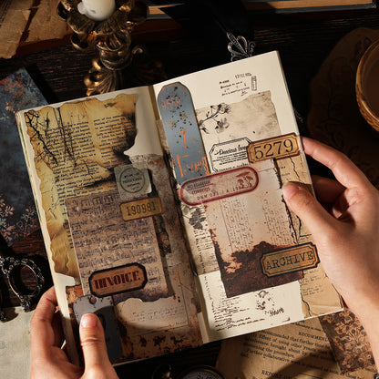 "Rust Seal" 10pcs Vintage Background Stickers