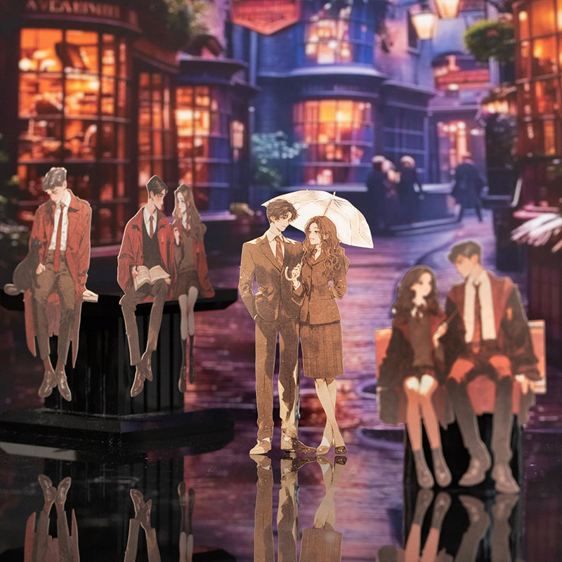 "Magic Academy" 15pcs Wizards and Witches Character Stickers