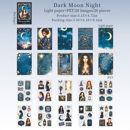 "Star Moon Fairytale" Sticker Books 20 Sheets