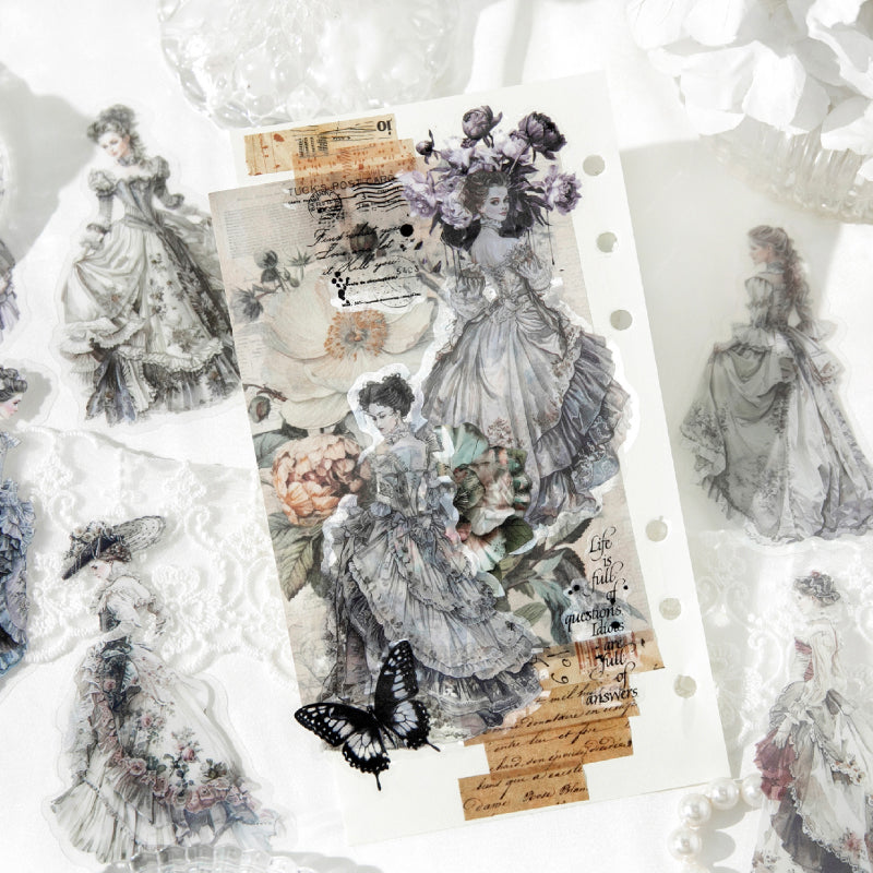 "Victorian Ladies" 20pcs PET Stickers
