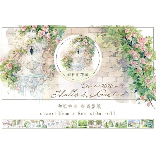 (26.June) Thallo's Garden Washi Tape 135cm full circulation/ one loop