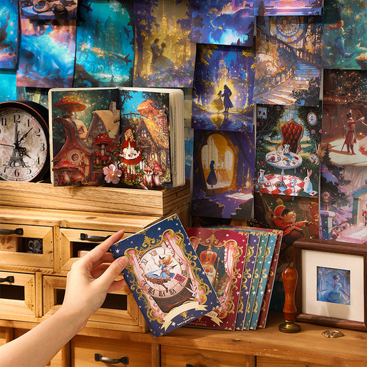 "Beauty Dream" 10pcs Fairytale Washi Background Stickers