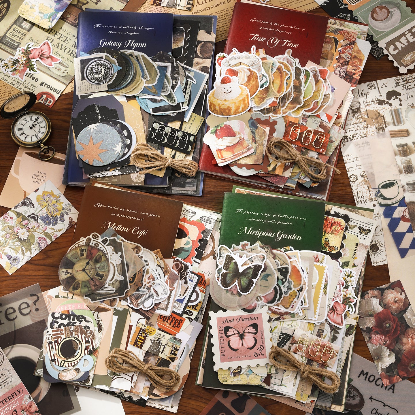"Time Silhouette" Journal Supplies Pack for Starters
