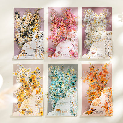 "Floral Expansion" 10pcs Large Sized Flower Stickers