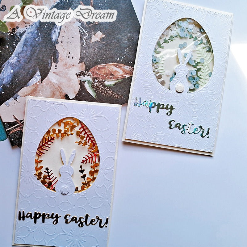 (10.August) Easter Bunny Cutting Die for DIY Arts and Scrapbooking