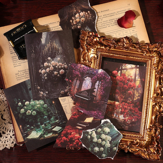 "Rose Palace" 20pcs Fantasy Retro Deco Papers for Journal Background
