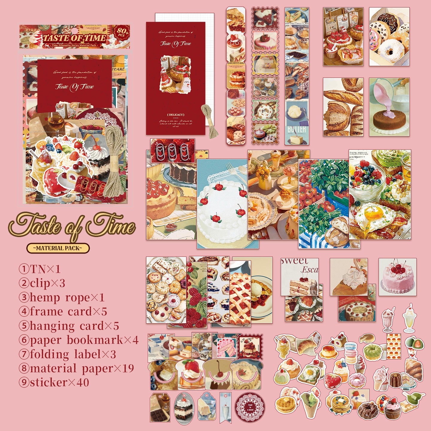 "Time Silhouette" Journal Supplies Pack for Starters