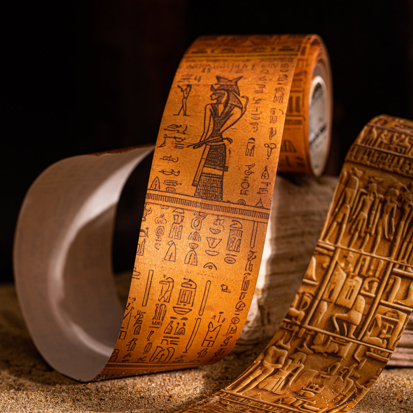 Egypt Vibe Washi Tapes 6 Rolls in a Set for Scrapbooking
