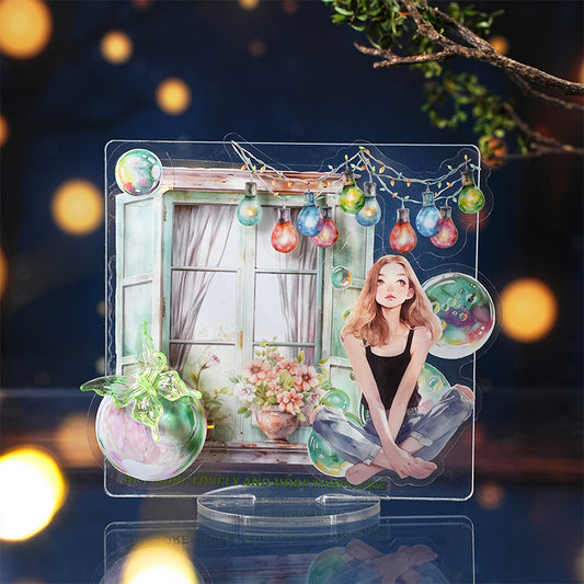 "Lights and Windows" 16pcs PET Stickers