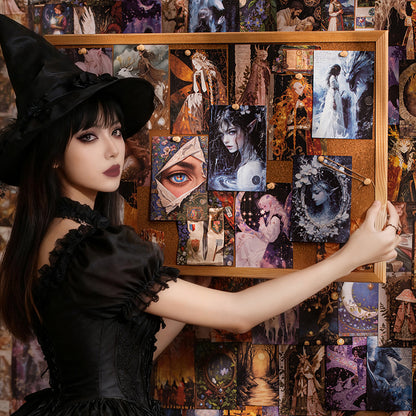 "Living in a Fairy Tale" 50 Sheets of Witchy Scrapbooking Papers