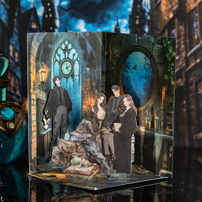 "Magic Academy" 15pcs Wizards and Witches Character Stickers