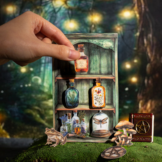 "Magic Arbitrary Cabinet" Card Stickers 25 Sheets