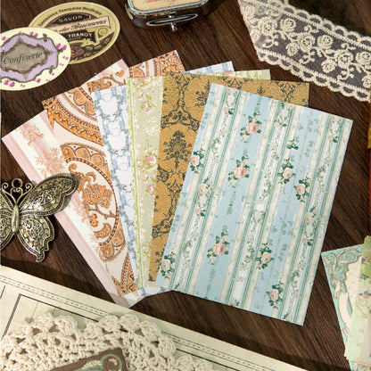 Rococo Vibe Journal Supplies Pack with 100pcs papers and Stickers in