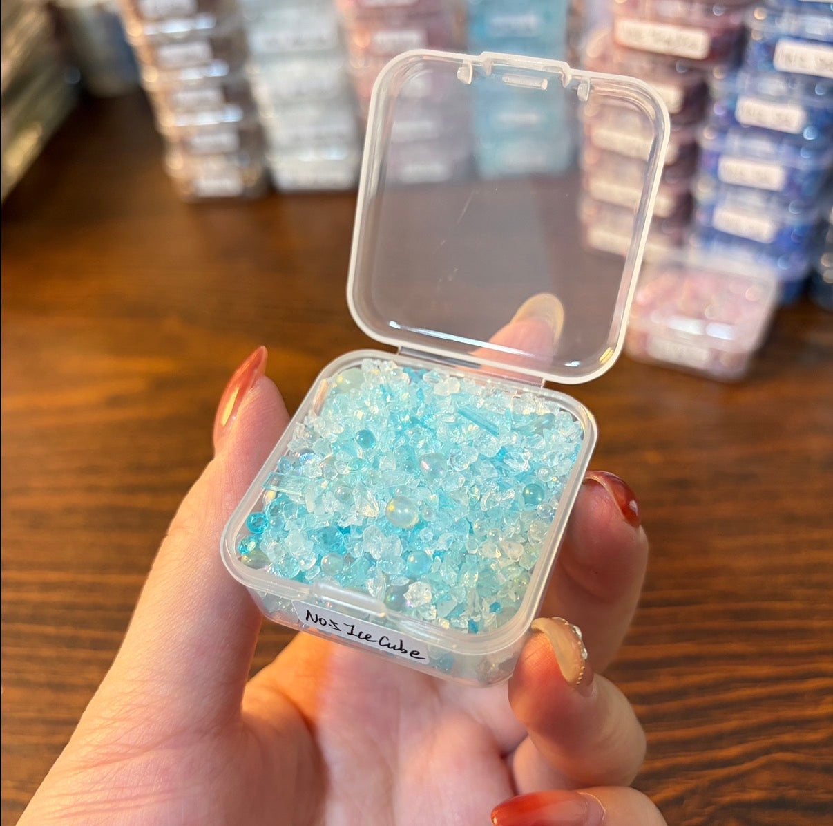 Assorted Glass Chip Beads, Resin Shaker & Journal Embellishments