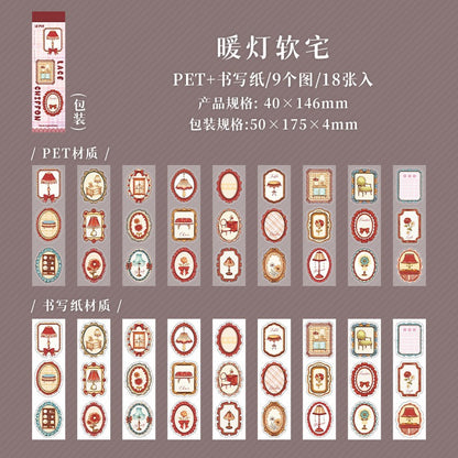 Lace Chiffon Sticker Books Cute Stickers Pre-cut