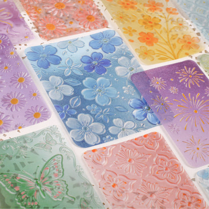 Glass-like Vellum Deco Papers for Scrapbooking 16pcs