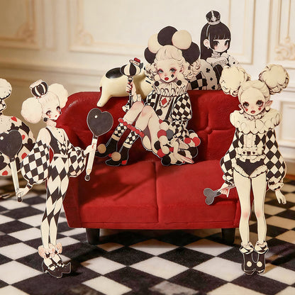 "Chestnut's Outfit" 15pcs Cute Dolls PET Stickers