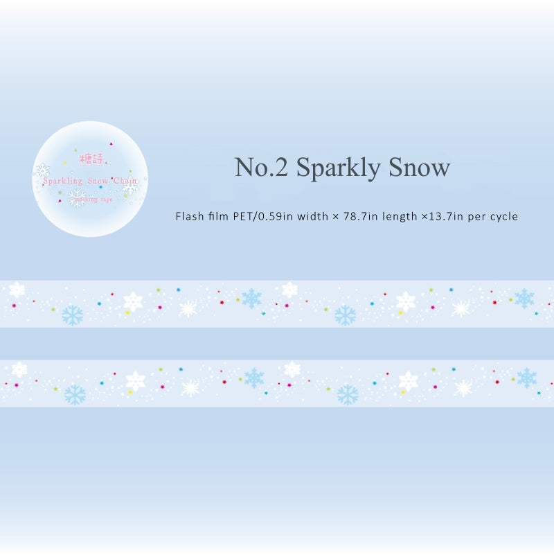 "Winter Love Song" 2m Sparkly PET Tapes