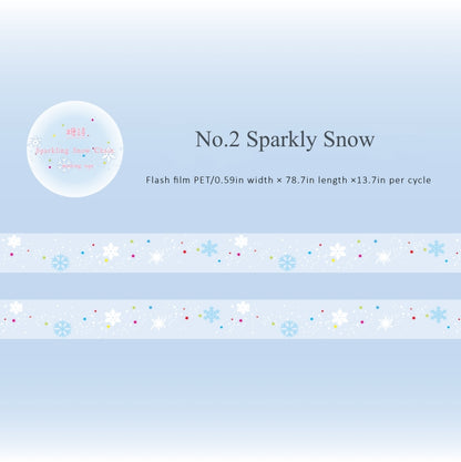 "Winter Love Song" 2m Sparkly PET Tapes