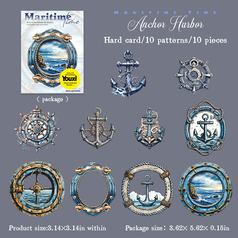 Maritime Card Stickers 10 Sheets in