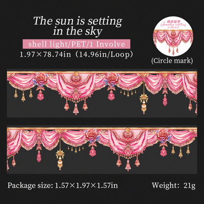 "Jewelry Curtains" Shiny PET Tapes