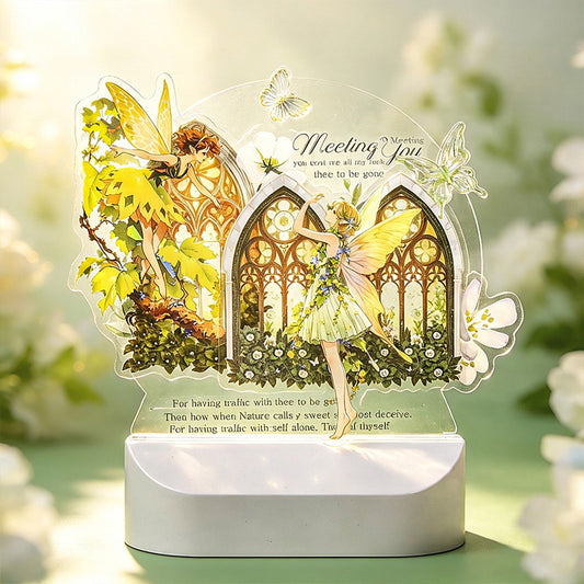 Flower Fairy Shiny Stickers 12pcs in