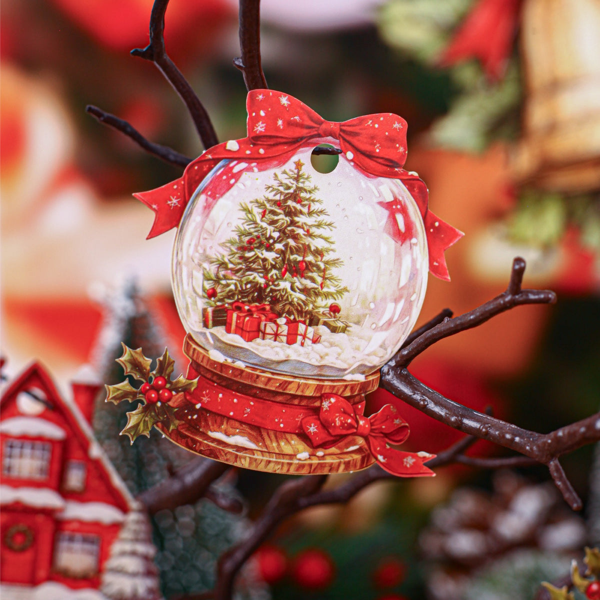 Winterthology 20pcs Medium Sized Christmas Cardboard Stickers