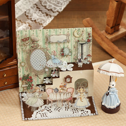 Little Fairytale World 48pcs Pre-cut Cute Sticker Book