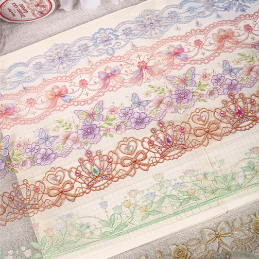 Dreamy Lace Garland PET Tape Pre-cut