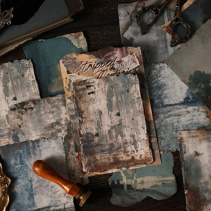 "Rust Seal" 10pcs Vintage Background Stickers