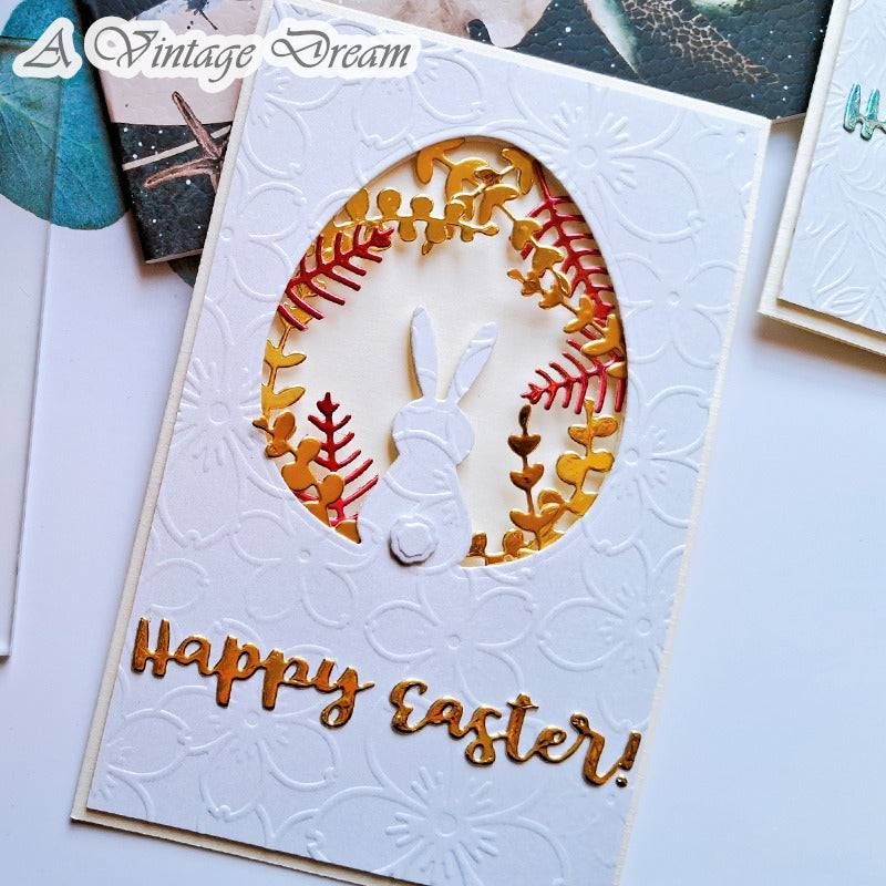 (10.August) Easter Bunny Cutting Die for DIY Arts and Scrapbooking