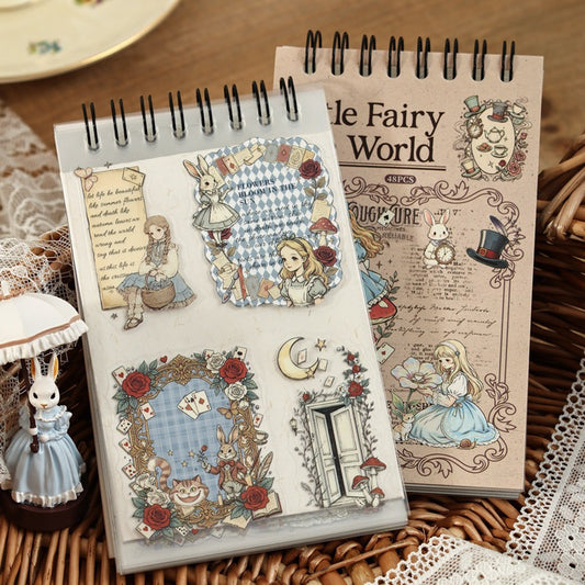 Little Fairytale World 48pcs Pre-cut Cute Sticker Book