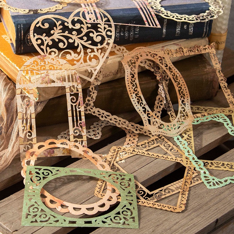 Elegant Vintage Die-cut Paper Frames 10pcs each