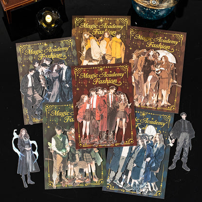 "Magic Academy" 15pcs Wizards and Witches Character Stickers