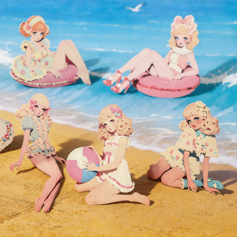 "Chestnut's Outfit" 15pcs Cute Dolls PET Stickers