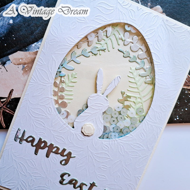 (10.August) Easter Bunny Cutting Die for DIY Arts and Scrapbooking